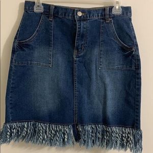 Hayden  blue Jean mini skirt